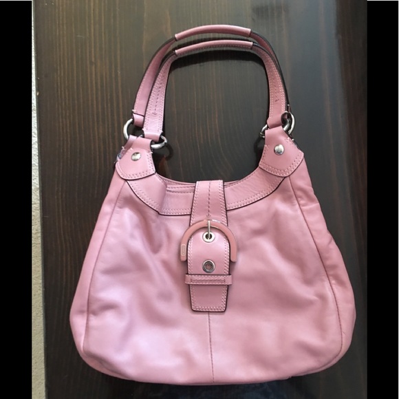 Pink Leather Coach Bag Like New - Gorgeous - Picture 3 of 8